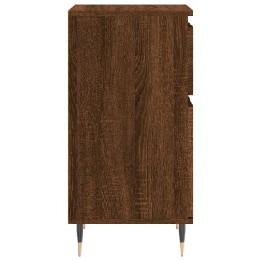 vidaXL Συρταριέρα Καφέ Δρυς 40x35x70cm από Επεξεργασμένο Ξύλο 1 τεμ.