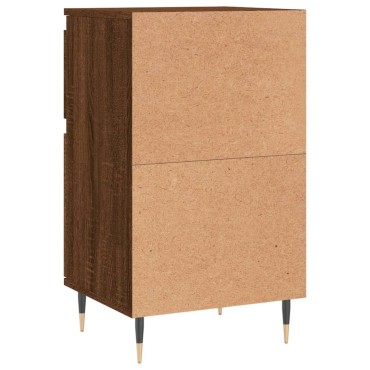 vidaXL Συρταριέρα Καφέ Δρυς 40x35x70cm από Επεξεργασμένο Ξύλο 1 τεμ.