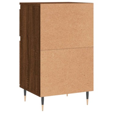 vidaXL Ντουλάπια 2 τεμ. Καφέ Δρυς 40x35x70cm από Επεξεργασμένο Ξύλο