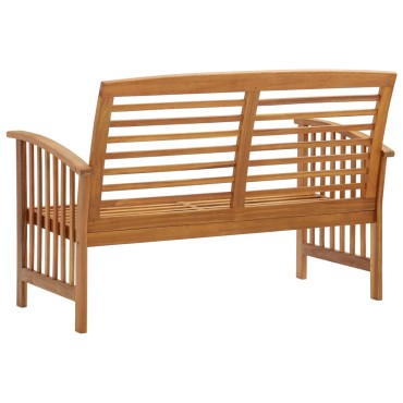 vidaXL Παγκάκι Κήπου από Μασίφ Ξύλο Ακακίας 110x84,5cm 1 τεμ.