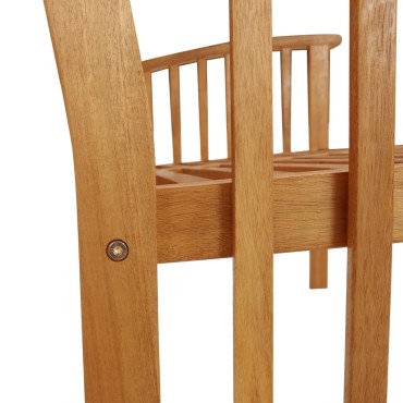 vidaXL Παγκάκι Κήπου από Μασίφ Ξύλο Ακακίας 110x84,5cm 1 τεμ.
