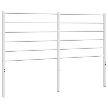vidaXL Κεφαλάρι Λευκό Μεταλλικό 166x3x90cm 1 τεμ.