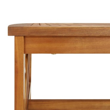 vidaXL Τραπεζάκι Σαλονιού 102x50x43cm από Μασίφ Ξύλο Ακακίας 1 τεμ.