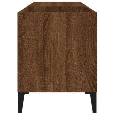 vidaXL Δισκοθήκη Καφέ Δρυς 84,5x38x48cm από Επεξεργασμένο Ξύλο 1 τεμ.