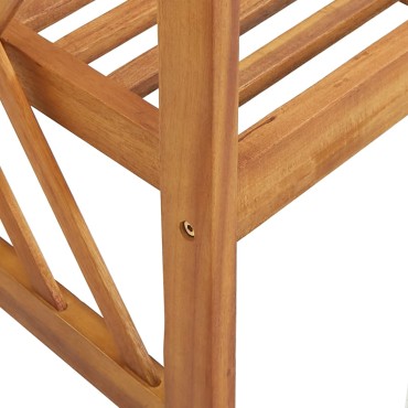 vidaXL Παγκάκι Κήπου από Μασίφ Ξύλο Ακακίας 119x67x83cm 1 τεμ.