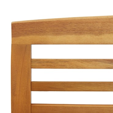 vidaXL Παγκάκι Κήπου από Μασίφ Ξύλο Ακακίας 119x67x83cm 1 τεμ.