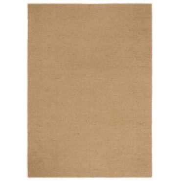 vidaXL Χαλί Χειροποίητο με Θηλιά 80x160cm από Γιούτα και Βαμβάκι