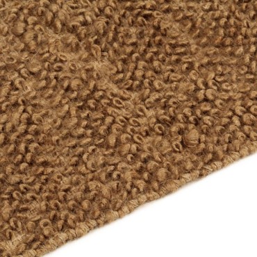 vidaXL Χαλί Χειροποίητο με Θηλιά 80x160cm από Γιούτα και Βαμβάκι