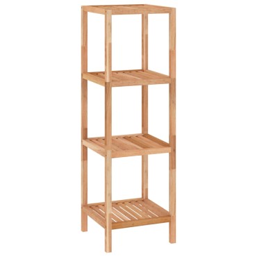 vidaXL Ραφιέρα Μπάνιου 36x36x112cm από Μασίφ Ξύλο Καρυδιάς 1 τεμ.