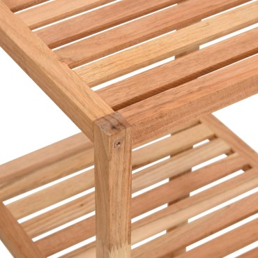 vidaXL Ραφιέρα Μπάνιου 36x36x112cm από Μασίφ Ξύλο Καρυδιάς 1 τεμ.