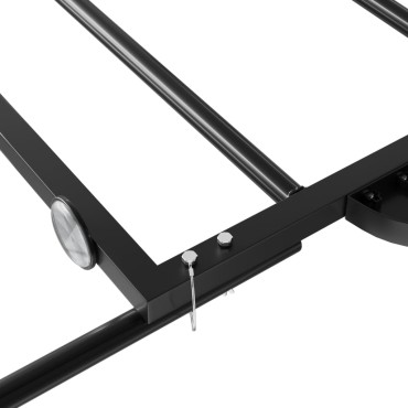 vidaXL Τρέιλερ Ποδηλάτου Μαύρο 135 x 68 x 37 εκ. από Σίδερο