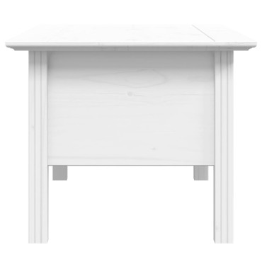 vidaXL Τραπέζι Σαλονιού BODO Λευκό 100x55x46cm Μασίφ Ξύλο Πεύκου 1 τεμ.