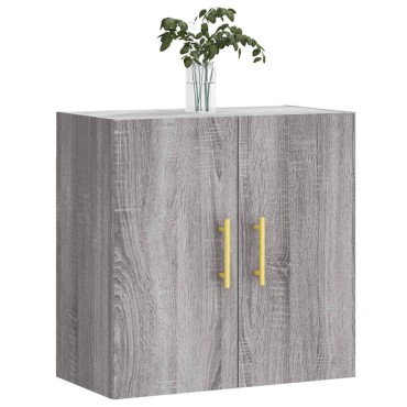 vidaXL Ντουλάπι Τοίχου Γκρι Sonoma 60x31x60cm από Επεξεργασμένο Ξύλο 1 τεμ.