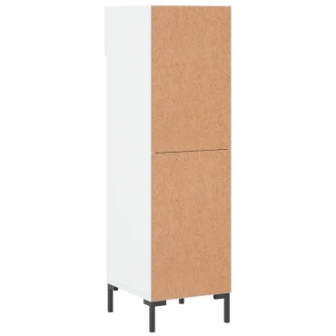 vidaXL Παπουτσοθήκη Γυαλιστερό Λευκό 30x35x105cm Επεξεργασμένο Ξύλο 1 τεμ.