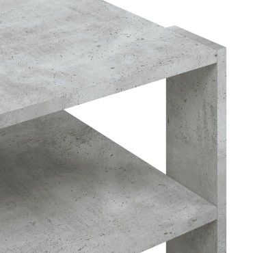 vidaXL Τραπεζάκι Σαλονιού Γκρι Σκυρ. 59,5x59,5x40cm Επεξεργ. Ξύλο 1 τεμ.