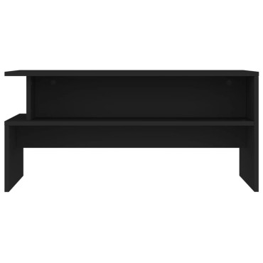 vidaXL Τραπεζάκι Σαλονιού Μαύρο 90x55x42,5cm Επεξεργασμένο Ξύλο 1 τεμ.