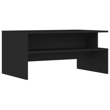 vidaXL Τραπεζάκι Σαλονιού Μαύρο 90x55x42,5cm Επεξεργασμένο Ξύλο 1 τεμ.