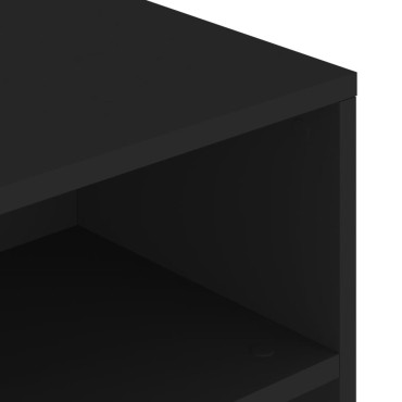 vidaXL Τραπεζάκι Σαλονιού Μαύρο 90x55x42,5cm Επεξεργασμένο Ξύλο 1 τεμ.