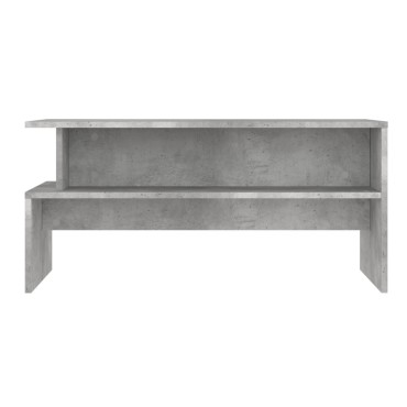 vidaXL Τραπεζάκι Σαλονιού Γκρι Σκυροδ. 90x55x42,5cm Επεξεργ. Ξύλο 1 τεμ.