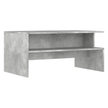 vidaXL Τραπεζάκι Σαλονιού Γκρι Σκυροδ. 90x55x42,5cm Επεξεργ. Ξύλο 1 τεμ.