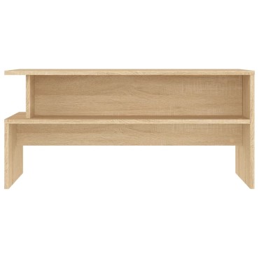 vidaXL Τραπεζάκι Σαλονιού Sonoma Δρυς 90x55x42,5cm Επεξεργασμένο Ξύλο 1 τεμ.
