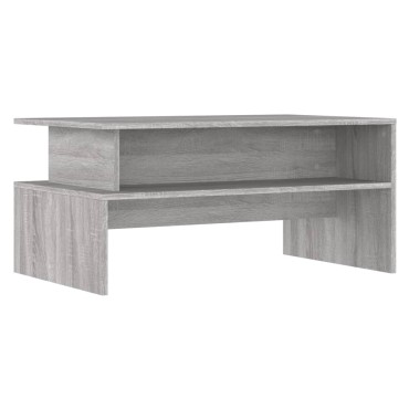 vidaXL Τραπεζάκι Σαλονιού Γκρι Sonoma 90x55x42,5cm Επεξεργασμένο Ξύλο 1 τεμ.