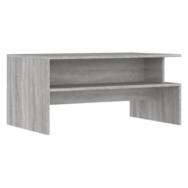 vidaXL Τραπεζάκι Σαλονιού Γκρι Sonoma 90x55x42,5cm Επεξεργασμένο Ξύλο 1 τεμ.