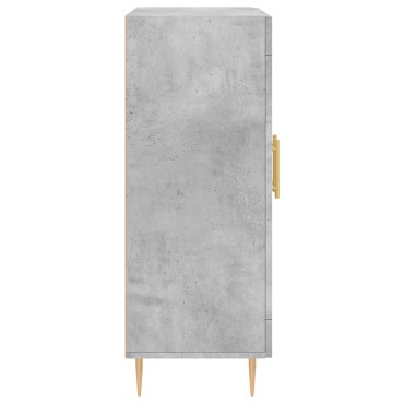 vidaXL Ντουλάπι Γκρι Σκυροδέματος 69,5x34x90cm Επεξεργασμένο Ξύλο 1 τεμ.