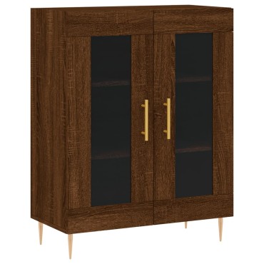 vidaXL Ντουλάπι Καφέ Δρυς 69,5x34x90cm Επεξεργασμένο Ξύλο 1 τεμ.