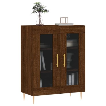 vidaXL Ντουλάπι Καφέ Δρυς 69,5x34x90cm Επεξεργασμένο Ξύλο 1 τεμ.