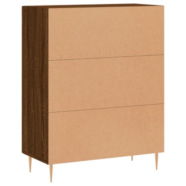 vidaXL Ντουλάπι Καφέ Δρυς 69,5x34x90cm Επεξεργασμένο Ξύλο 1 τεμ.