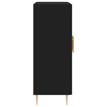 vidaXL Συρταριέρα Μαύρη 69,5x34x90cm από Επεξεργασμένο Ξύλο 1 τεμ.