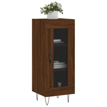 vidaXL Ντουλάπι Καφέ Δρυς 34,5x34x90cm Επεξεργασμένο Ξύλο 1 τεμ.