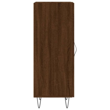 vidaXL Ντουλάπι Καφέ Δρυς 34,5x34x90cm Επεξεργασμένο Ξύλο 1 τεμ.