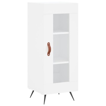 vidaXL Ντουλάπι Λευκό 34,5x34x90cm από Επεξεργασμένο Ξύλο 1 τεμ.