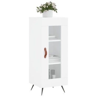 vidaXL Ντουλάπι Λευκό 34,5x34x90cm από Επεξεργασμένο Ξύλο 1 τεμ.