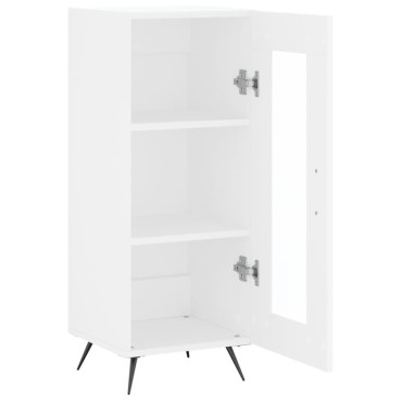 vidaXL Ντουλάπι Λευκό 34,5x34x90cm από Επεξεργασμένο Ξύλο 1 τεμ.