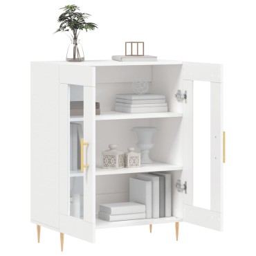vidaXL Ντουλάπι Λευκό 69,5x34x90cm από Επεξεργασμένο Ξύλο 1 τεμ.