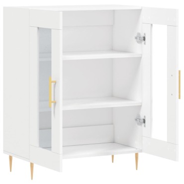 vidaXL Ντουλάπι Λευκό 69,5x34x90cm από Επεξεργασμένο Ξύλο 1 τεμ.