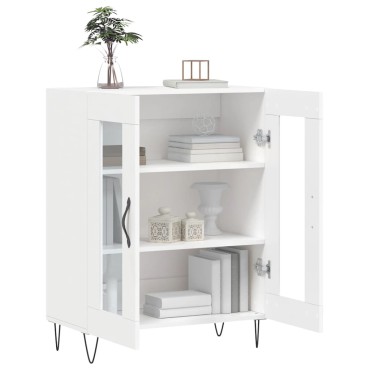 vidaXL Ντουλάπι Λευκό 69,5x34x90cm από Επεξεργασμένο Ξύλο 1 τεμ.