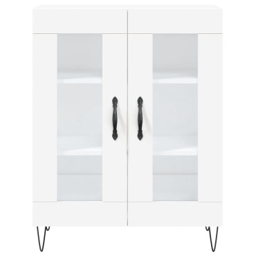 vidaXL Ντουλάπι Λευκό 69,5x34x90cm από Επεξεργασμένο Ξύλο 1 τεμ.