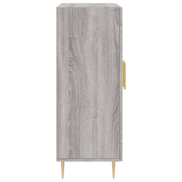 vidaXL Ντουλάπι Γκρι Sonoma 69,5x34x90cm από Επεξεργασμένο Ξύλο 1 τεμ.