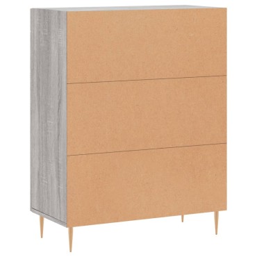 vidaXL Ντουλάπι Γκρι Sonoma 69,5x34x90cm από Επεξεργασμένο Ξύλο 1 τεμ.