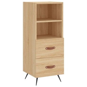 vidaXL Ντουλάπι Sonoma Δρυς 34,5x34x90cm από Επεξεργασμένο Ξύλο 1 τεμ.