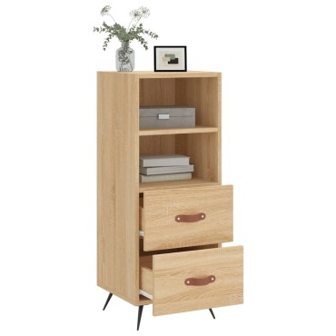 vidaXL Ντουλάπι Sonoma Δρυς 34,5x34x90cm από Επεξεργασμένο Ξύλο 1 τεμ.