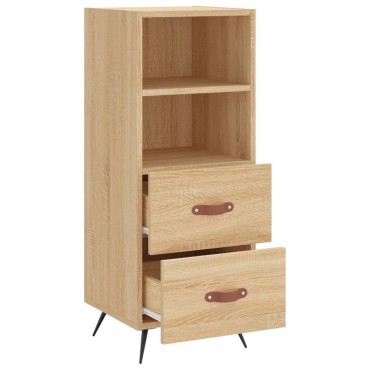 vidaXL Ντουλάπι Sonoma Δρυς 34,5x34x90cm από Επεξεργασμένο Ξύλο 1 τεμ.