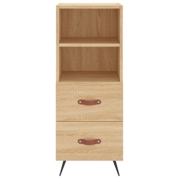 vidaXL Ντουλάπι Sonoma Δρυς 34,5x34x90cm από Επεξεργασμένο Ξύλο 1 τεμ.