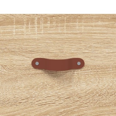 vidaXL Ντουλάπι Sonoma Δρυς 34,5x34x90cm από Επεξεργασμένο Ξύλο 1 τεμ.
