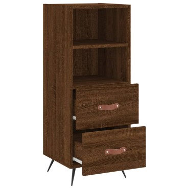 vidaXL Ντουλάπι Καφέ Δρυς 34,5x34x90cm Επεξεργασμένο Ξύλο 1 τεμ.