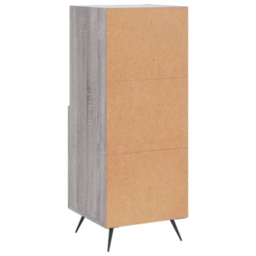 vidaXL Ντουλάπι Γκρι Sonoma 34,5x34x90cm από Επεξεργασμένο Ξύλο 1 τεμ.